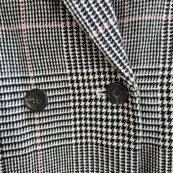 J.Crew Daphne Topcoat 2P Plaid Wool Blend Academia Preppy Lightweight Spring - Picture 3 of 15